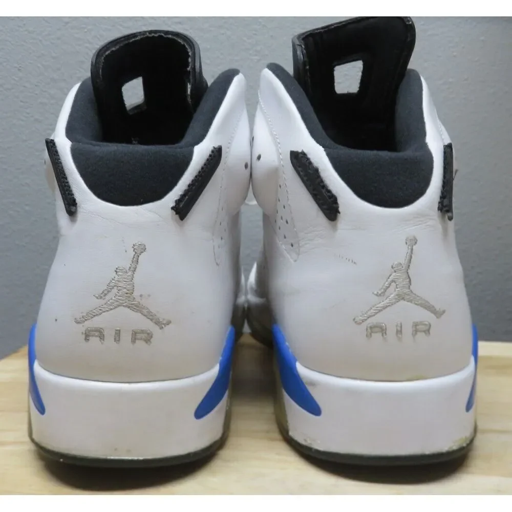Nike Air Jordan 6 Sport Blue‎ Size 13 Shoes 384664 107 - missing back loops